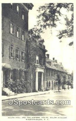 South Hall, Salem Academy - Winston-Salem, North Carolina NC  