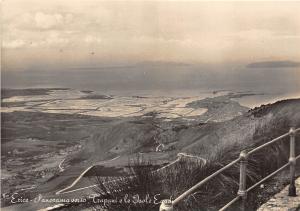 BR6100 Panorama vers Trapani et les iles Egades Erice   italy