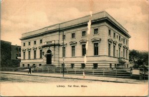 Library Building Fall River Massachusetts MA UNP Unused UDB Postcard B10