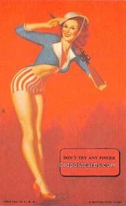 Don't Try any Pincer 1945 Mutoscope Artist Pin Up Girl, Non Postcard Backing ...