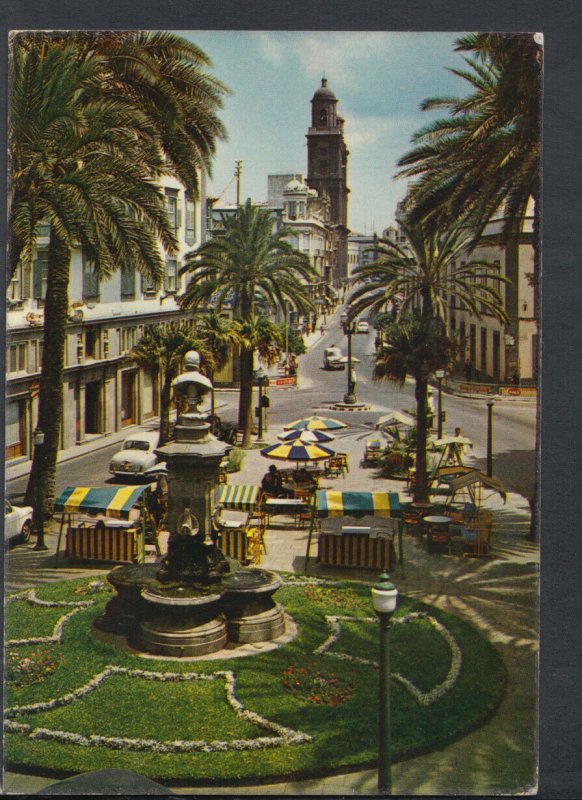 Spain Postcard - Las Palmas De Gran Canaria - Cairasco Square  T6908