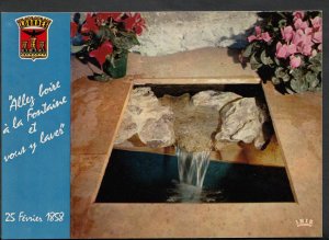 France Postcard - Lourdes - The Flashing Source in Massabielle  RR1181