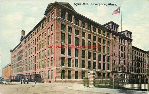 MA, Lawrence, Massachusetts, Ayer Mill, Exterior View