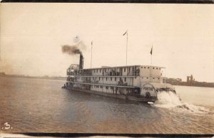 Egypt Anglo American Nile and Tourist Steamship Real Photo PC JH230917