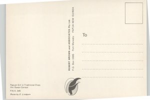 Papua New Guinea Traditional Dress Hiri Queen VTG Postcard