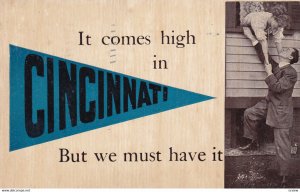 CINCINNATI, Ohio, PU-1912; Romantic Couple, Banner