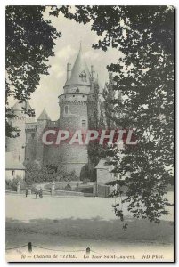 Old Postcard Chateau de Vitre La Tour Saint Laurent