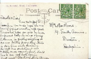 Genealogy Postcard - Moore - 19 South Avenue - Buxton - Derbyshire - Ref 3855A