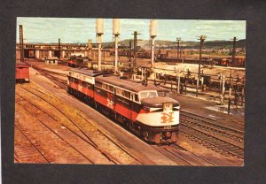 CT New Haven Conn Connecticut Railroad Train Locomotive 0409 Postcard