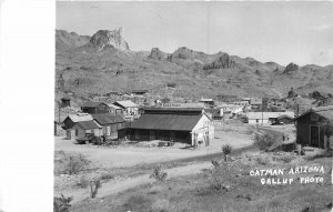 Postcard RPPC 1940s Arizona Oatman Route 66 Street Scene Gallup AZ24-937