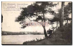 Old Postcard Cote Emerande The Emerald Coast Porde Rance The Banks of the Ran...