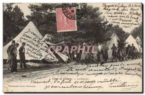 Old Postcard Army Camp Chalons report