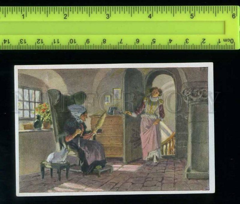 222456 Grimm Tale Dornroschen Sleeping Beauty Paul HEY SPINING old Tobacco 