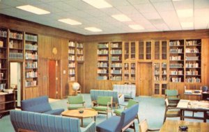 Lexington Virginia Marshall Research Library Interior Vintage Postcard JE359606