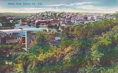 Pennsylvania Easton Aerial View