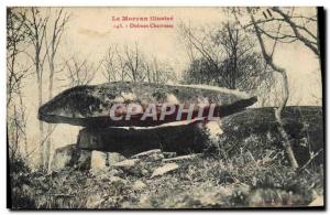 Old Postcard Dolmen Megalith Dolmen Morvan Chevresse