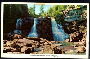 West Virginia BLACKWATER FALLS 65 Feet High US 219 at THOMAS pm1966 ~ Chrome