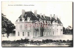 Old Postcard Surroundings of Surgeres Castle Poleon