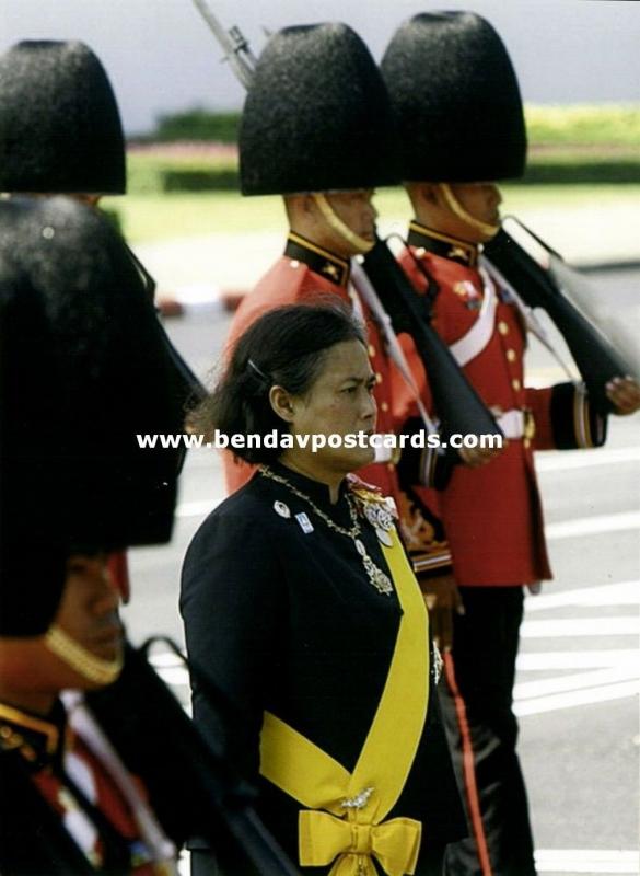 siam thailand, King Rama IX Bhumibol, Family Members, Uniform, 5x Modern Photos