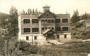 C-1910 Richland Washington Brick Building Benton County RPPC Real photo 445