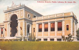 Public Library Cabanne Branch St Louis MO USA Postcard
