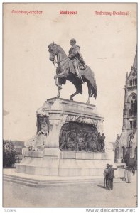 BUDAPEST, Hungary; Andrassy-szobor, Andrassy-Denkmal, 00-10s