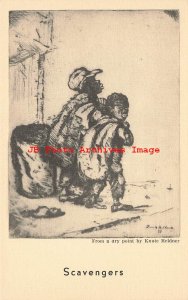 317591-Black Americana, Upton Printing 1937, Signed Knute Heldner, Scavengers