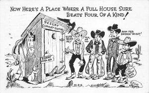 Comic Outhouse Petley 1947 