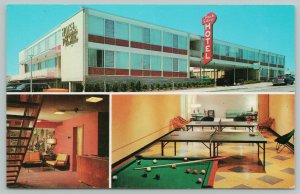 Silver Springs Maryland~Motel on 13th~Pool Table Tennis, & Ping-Pong~1950s Cars 