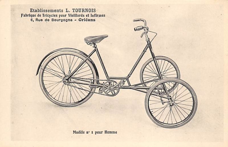 Etablissements L Tournois Bicycle, Cycling Unused 