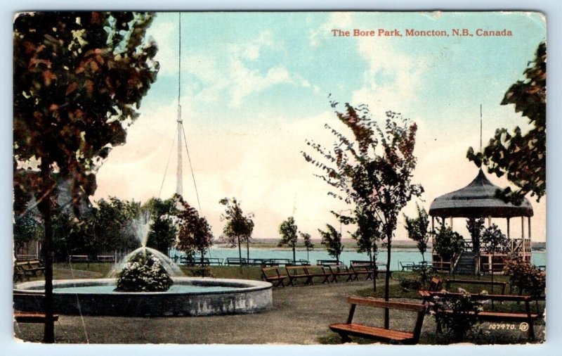 The Bore Park MONCTON New Brunswick CANADA 1916 Postcard
