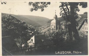 381775-Germany, Thuringia, Lauscha, RPPC, Town View