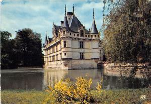 BR2644 Azay le Rideau Le chateau se mirant dans un bras de l Indre   france