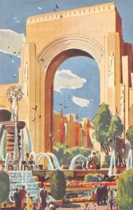 Arch of Triumph GGIE 1939 San Francisco Expo Painting Vintage Postcard