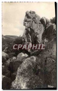 Postcard Old Larchant S and M Jeanne Lady of the Rock