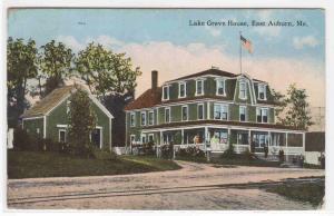 Lake Grove House East Auburn Maine 1910s postcard