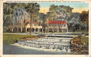 Cascade, The Overflow of the Springs Ponce De Leon Springs, Florida