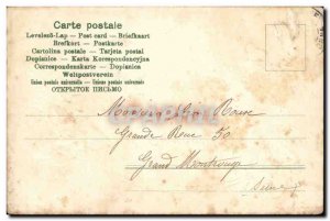 Old Postcard Fantasy Wishes sincere (flowers)