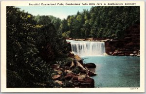 Beautiful Cumberland Falls Cumberlands State Park Southern Kentucky KY Postcard