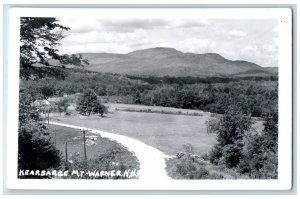 Mt. Warner New Hampshire NH Postcard RPPC Photo View Of Kearsarge c1950's