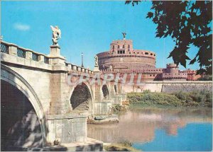 Postcard Modern Roma Bridge and Castle of St Angelo