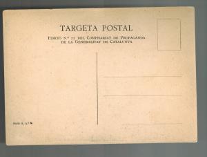 Mint Spain Civil War Postcard UGT Peasants to Join the Struggle