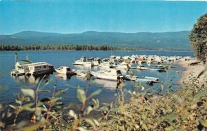 SQUILAX, BC Canada   LITTLE RIVER LODGE~Shuswap Lake  BOATS~MARINA   Postcard