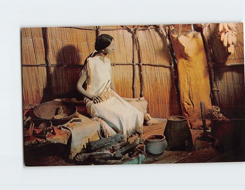 Postcard Wigwam, Diorama at the Museum, State Historical Society of Wisconsin