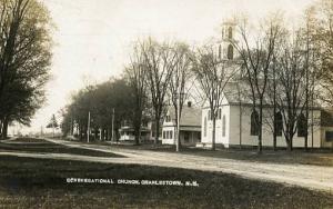 NH - Charlestown. Congregational Church - RPPC