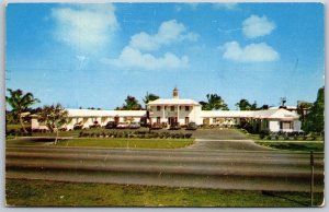 Vtg Miami Florida FL Mt Vernon Motor Lodge Motel 1950s View Chrome Postcard