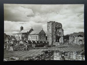 Northumberland Holy Island LINDISFARNE PRIORY Parish Church c1950s RP Postcard