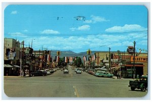 1963 Business District Western State College Gunnison Colorado Antique Postcard