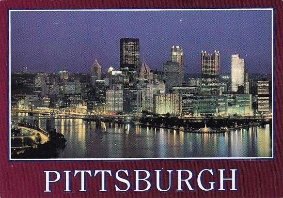 Pittsburgh At Tweilight Pittsburgh Pennsylvania