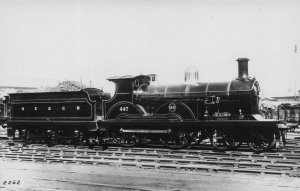 SE&CR Train No 447 Railway Old Real Photo Postcard